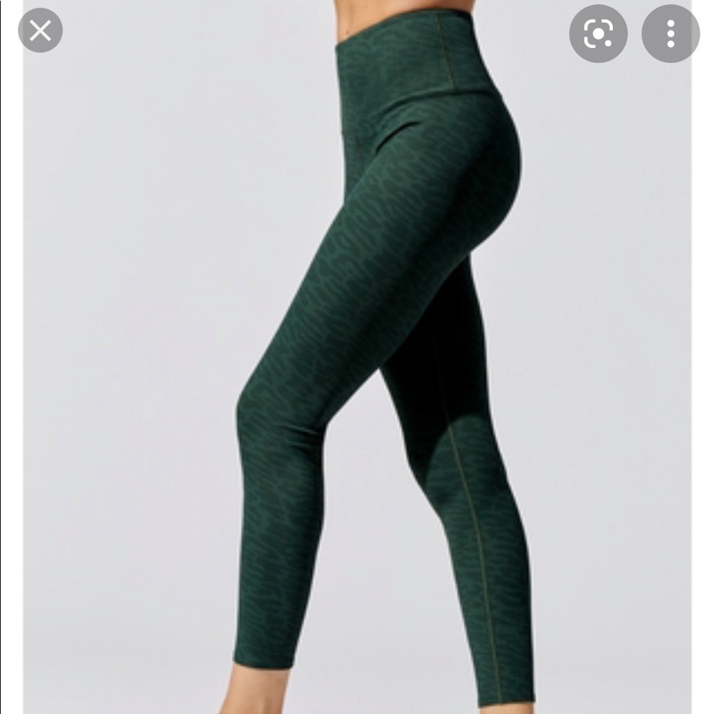 Carbon38 Printed Ribbed Legging